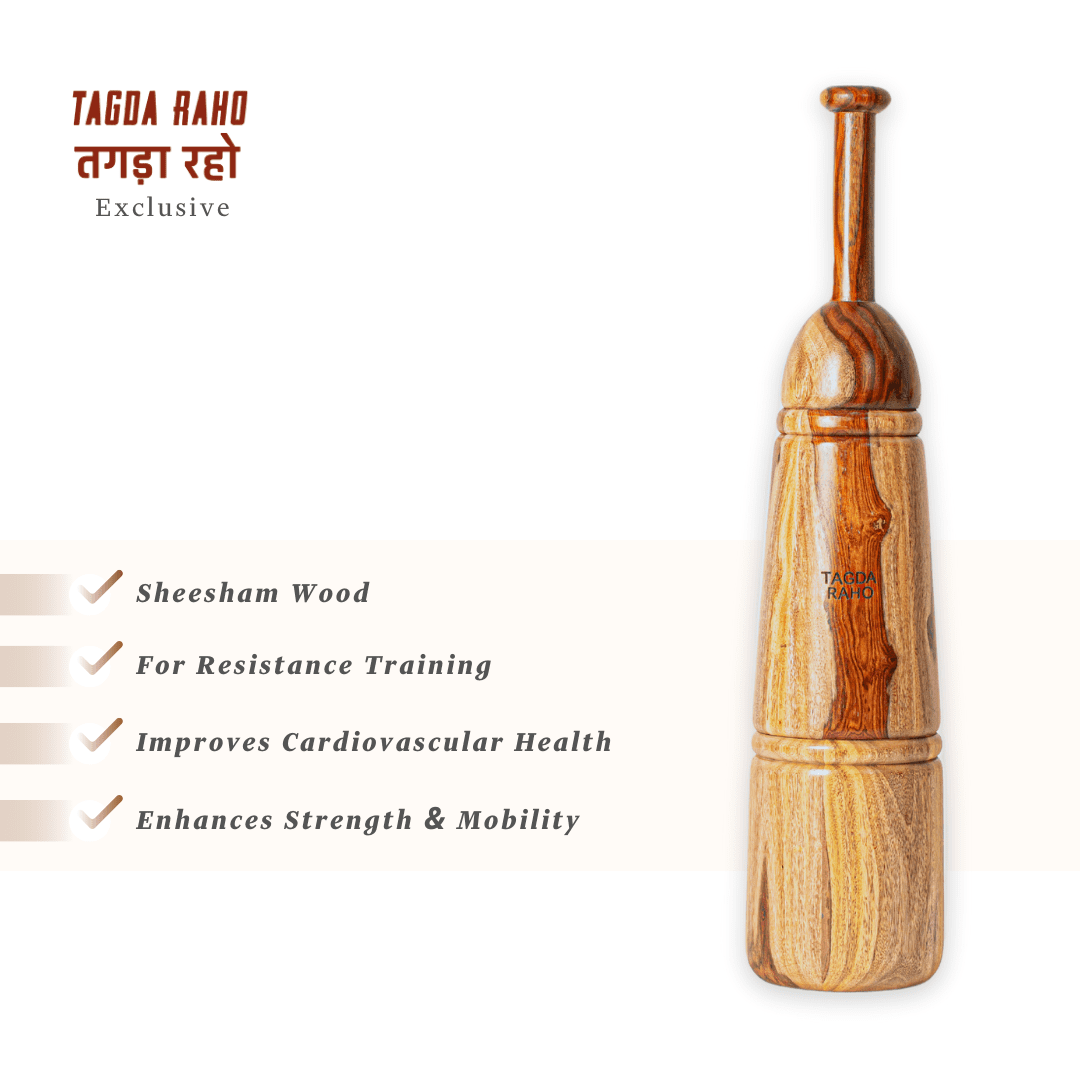 Adjustable Mudgar 10 Kg + Free Online Home Workout Series - Tagda Raho