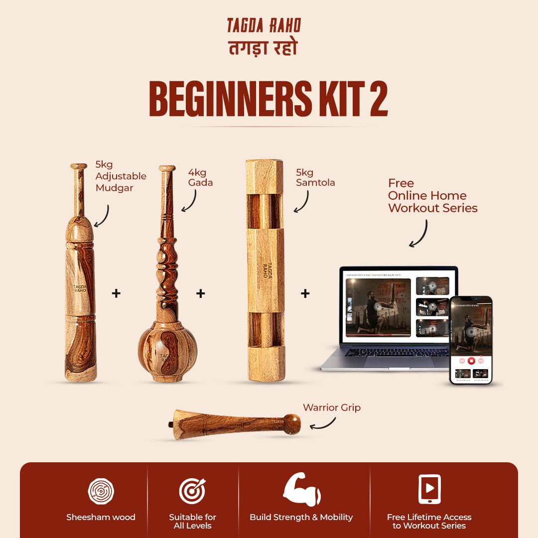 Beginners Kit - 2 + Free Online Home Workout Series - Tagda Raho