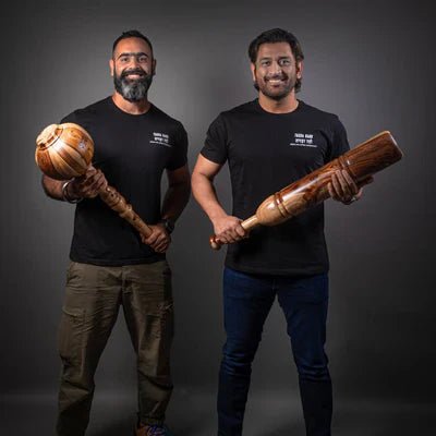 Classic 4 Kg Gada Pair + Free Online Home Workout Series - Tagda Raho