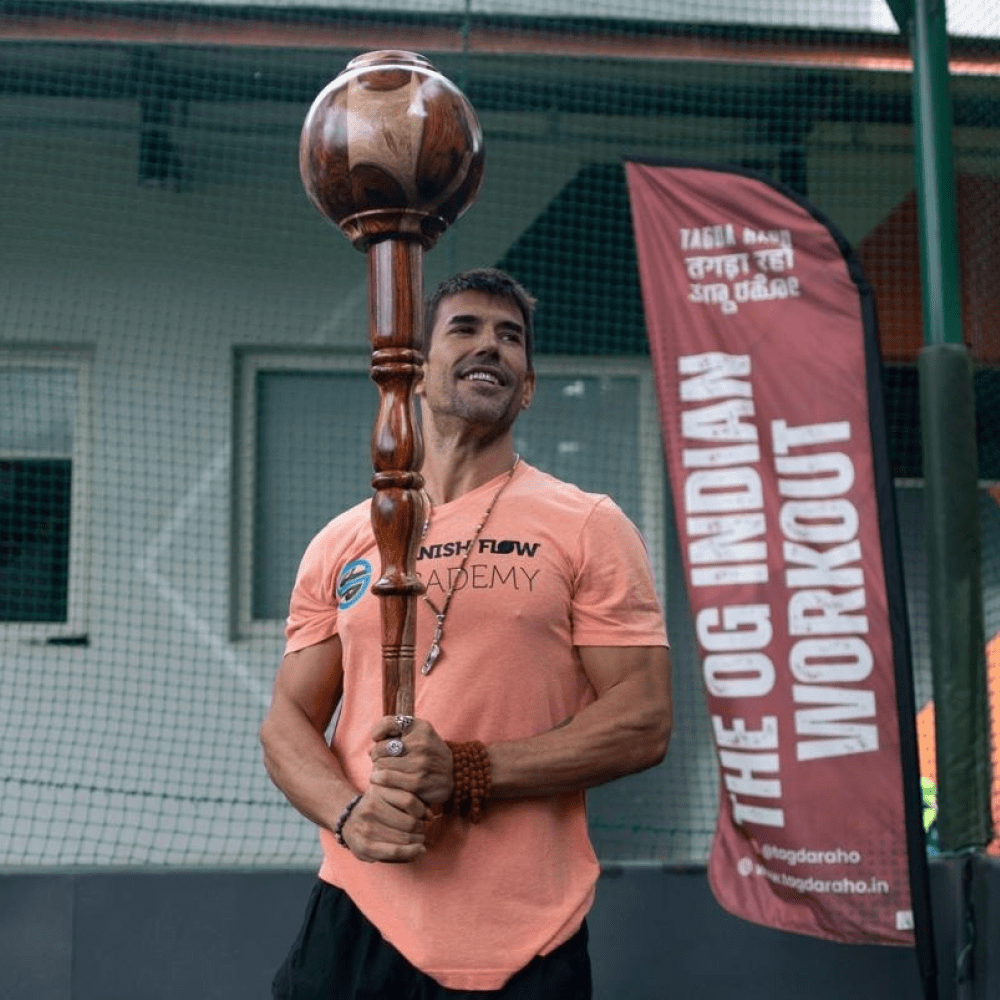 Limited Edition Classic 8 Kg Hanuman Gada - XL Grip - Tagda Raho