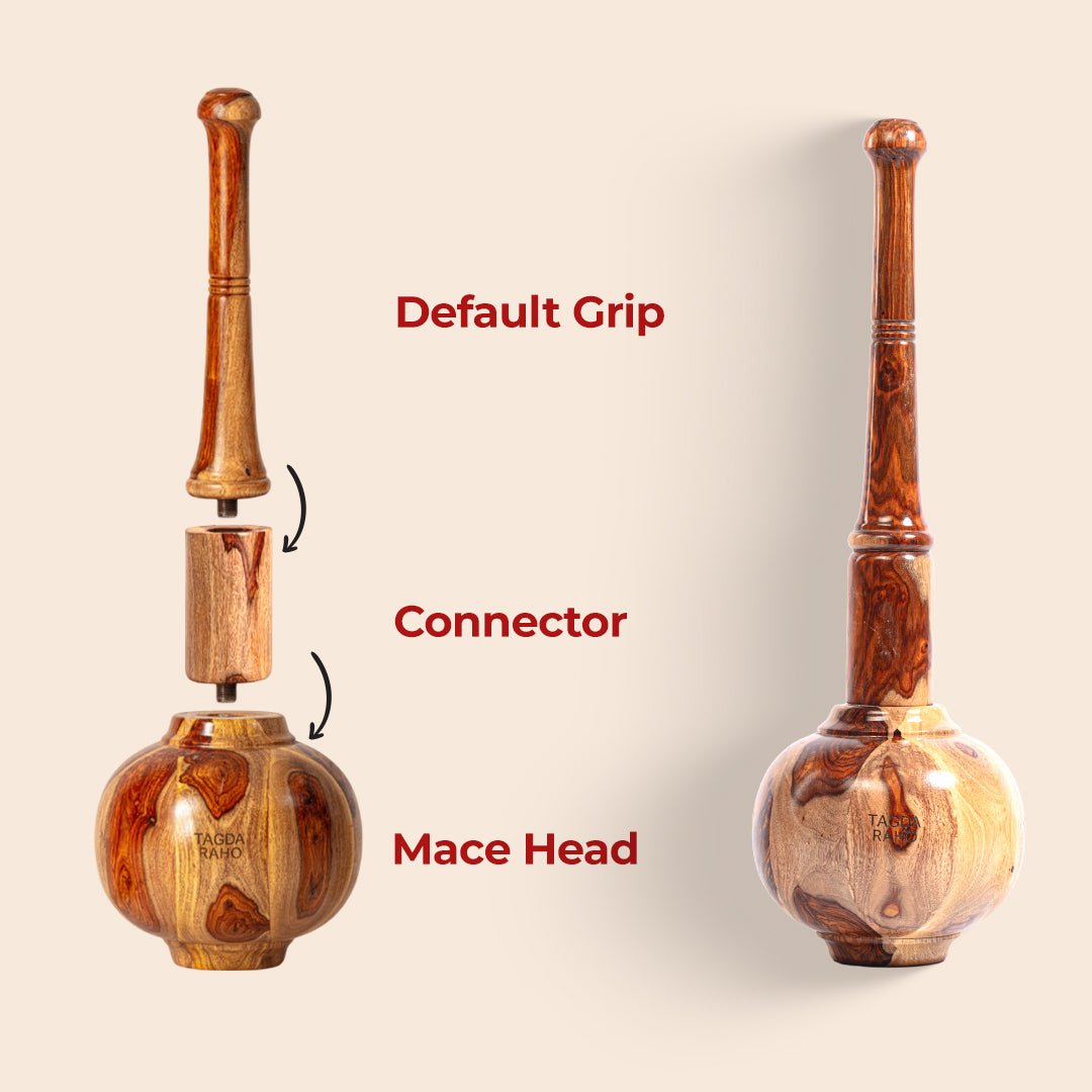 Modular Hanuman Gada 6 kg + Free Online Home Workout Series - Tagda Raho