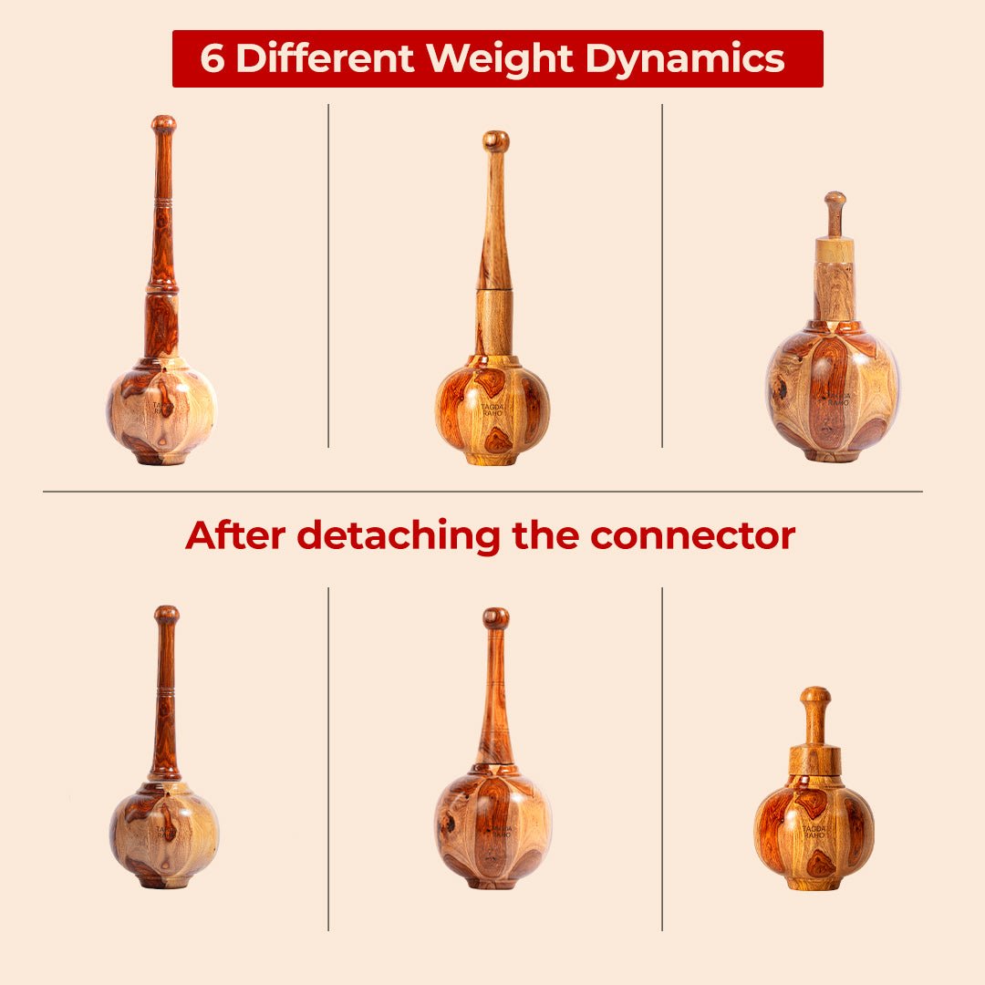 Modular Hanuman Gada 6 kg + Free Online Home Workout Series - Tagda Raho