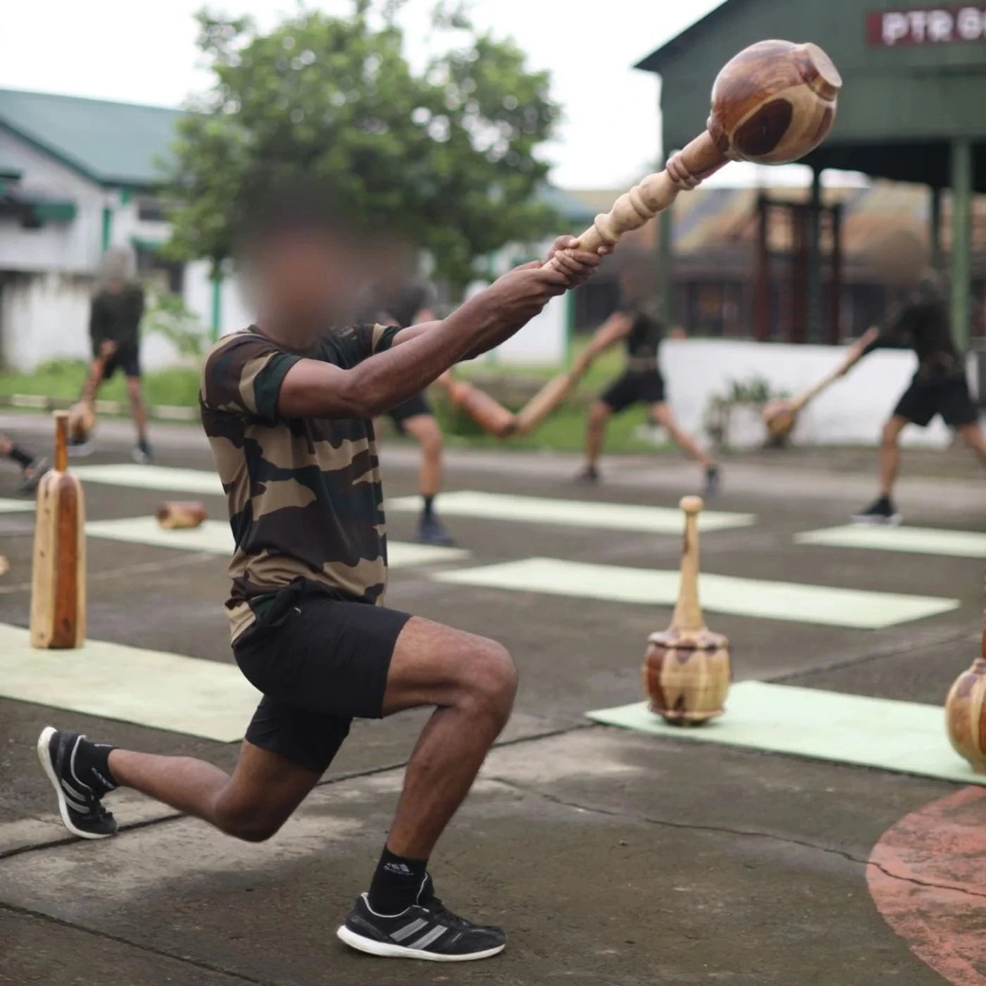 Classic 4 Kg Hanuman Gada + Free Online Home Workout Series