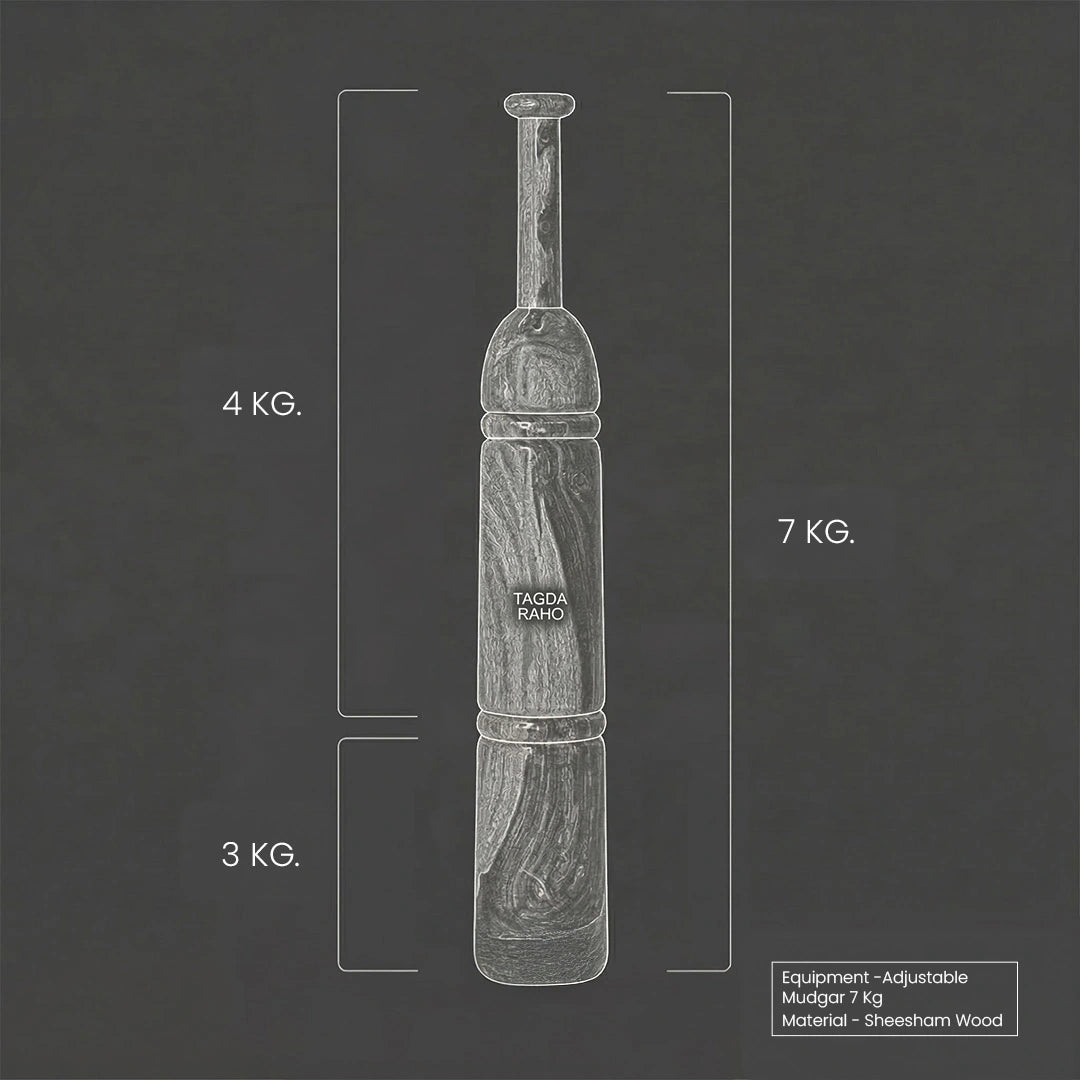 Adjustable Mudgar 7 Kg + Free Online Home Workout Series