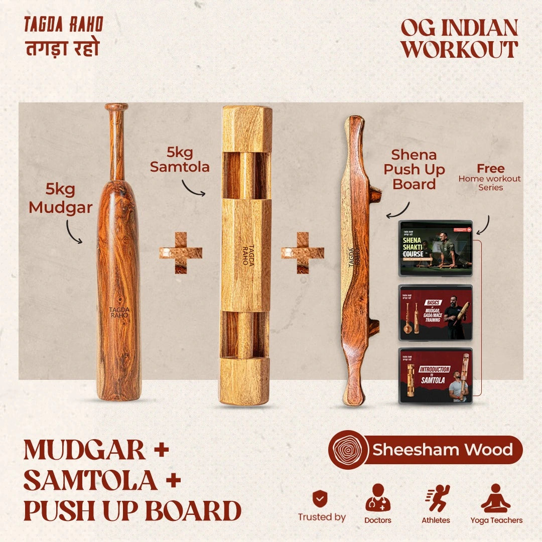 Mudgar + Samtola + Push Up Board