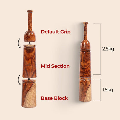 Adjustable Mudgar 4 Kg + Free Online Home Workout Series - Tagda Raho