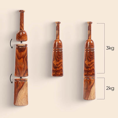 Adjustable Mudgar 5 Kg + Free Online Home Workout Series - Tagda Raho