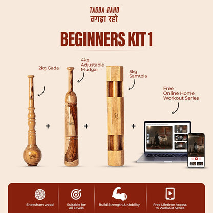 Beginners Kit - 1 + Free Online Home Workout Series - Tagda Raho