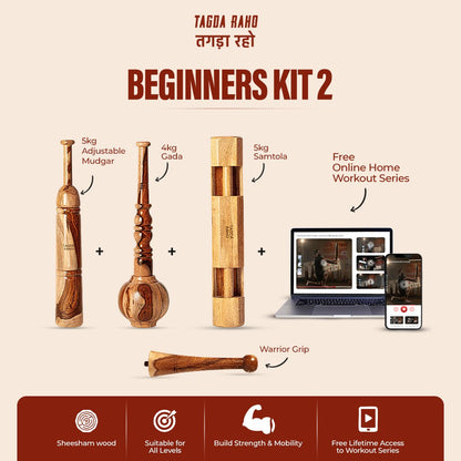 Beginners Kit - 2 + Free Online Home Workout Series - Tagda Raho