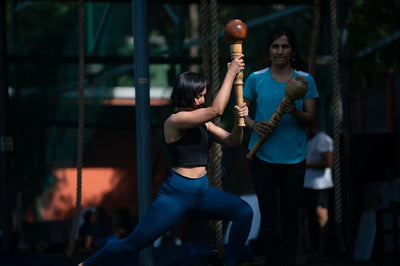 Classic 4 Kg Gada Pair + Free Online Home Workout Series - Tagda Raho
