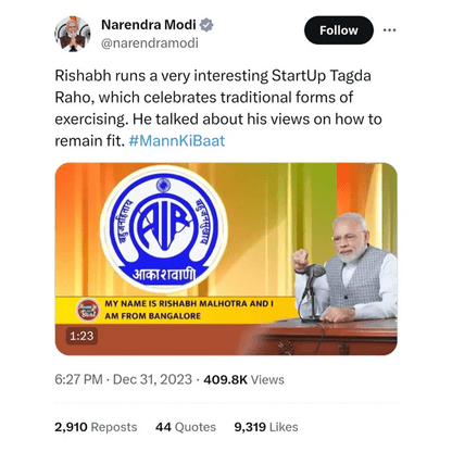 Daily Strength Kit - 4 Kg Gada + Sheena Push - up Board - Tagda Raho