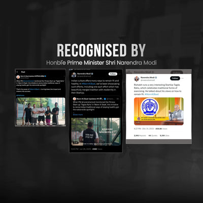 Classic Hanuman Gada - 8 Kg + Free Online Home Workout Series