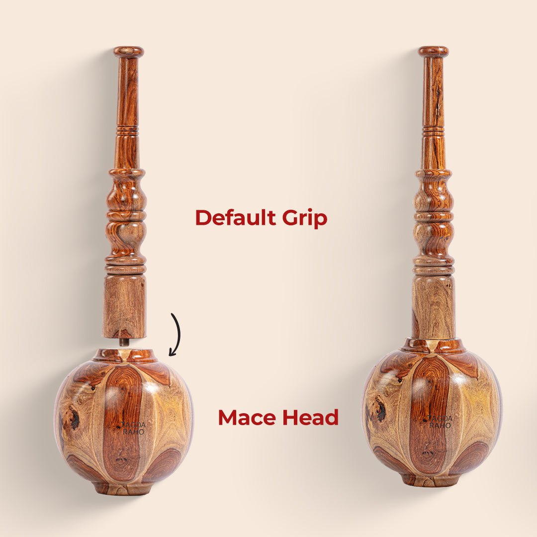 Modular Hanuman Gada - 10 Kg + Free Online Home Workout Series. - Tagda Raho