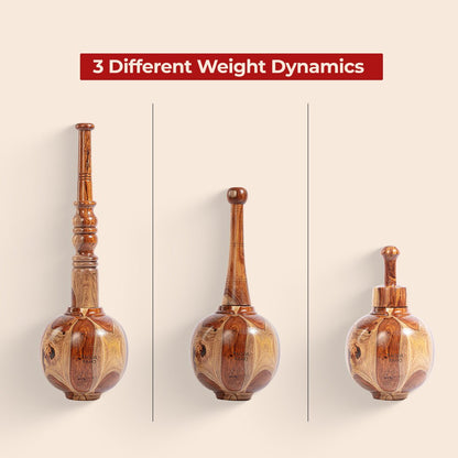 Modular Hanuman Gada - 10 Kg + Free Online Home Workout Series. - Tagda Raho