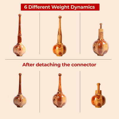 Modular Hanuman Gada 6 kg + Free Online Home Workout Series - Tagda Raho